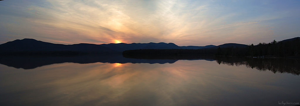 this-is-new-york.com Sunset over the Ashokan reservoir photo by Kelly Chien