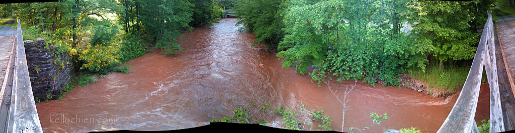 this-is-new-york.com Flooded creek in Hobart NY photo by Kelly Chien