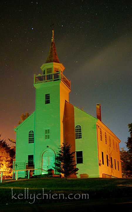 this-is-new-york.com Midnight stars over the Episcopal Church in Hobart NY photo by Kelly Chien