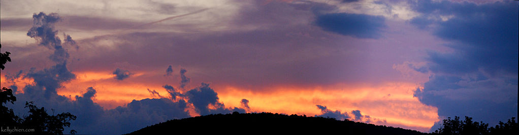 this-is-new-york.com Sunset over the hills near Grand Gorge NY photo by Kelly Chien