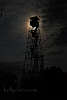 this-is-new-york.com Midnight moon behind the rangers fire watchtower atop Mt. Utsayantha near Stamford NY photo by Kelly Chien