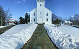 this-is-new-york.com Episcopal Church in winter in Hobart NY photo by Kelly Chien