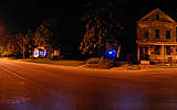 this-is-new-york.com Main Street at night in Hobart NY photo by Kelly Chien