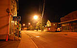 this-is-new-york.com Main Street at night in Hobart NY photo by Kelly Chien